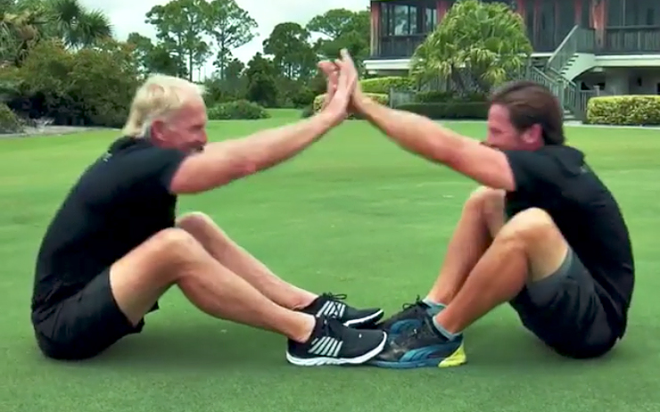 Greg Norman announces his return to competitive golf with amusing video