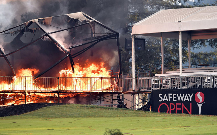 Destruction from Napa-area fire hits close to home at Silverado Resort