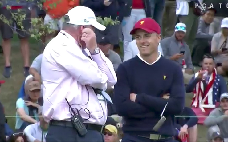 2017 Presidents Cup: Jordan Spieth disqualified from hole for ridiculous rule