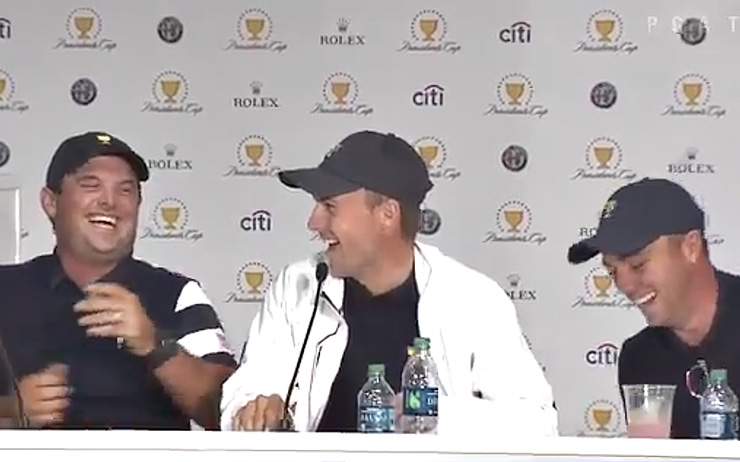 Presidents Cup 2017: Watch Jordan Spieth and Dustin Johnson sing “Si-Woo shakin’ that ass” just because