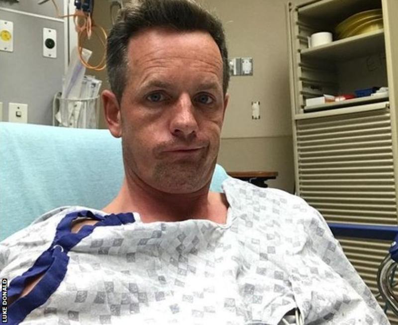 Luke Donald feeling good after being admitted to hospital with chest pains prior to first round of RSM Classic