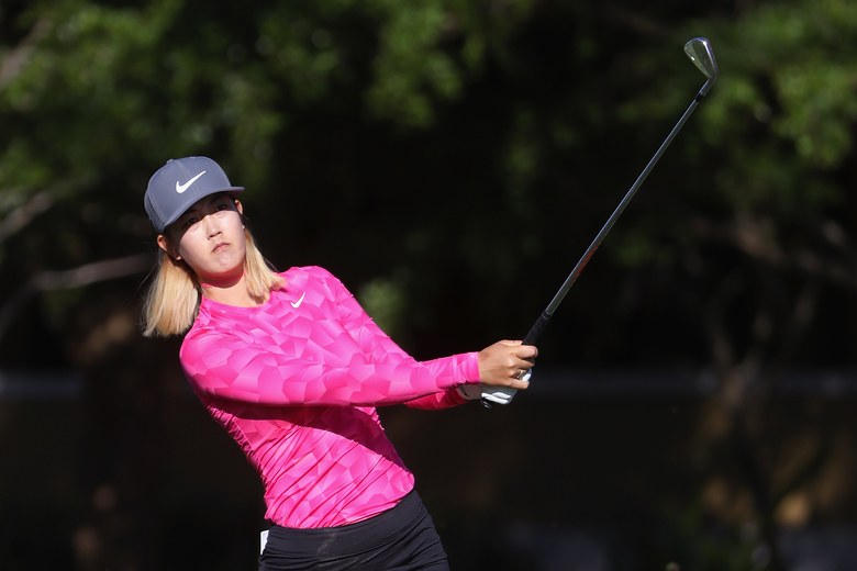 Michelle Wie is part of a four-way tie for the lead at LPGA CME Group Tour Championship