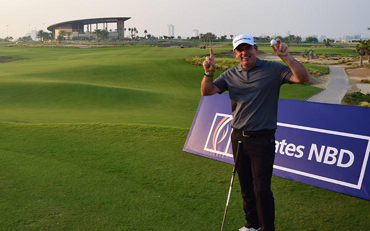 McGinley aces 17th at Trump but is still no match for his bro