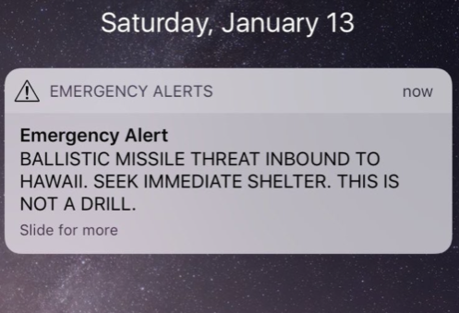 Players react to alert of ballistic missile: ‘Grab a Mai Tai, go to the beach, grab a front row seat’