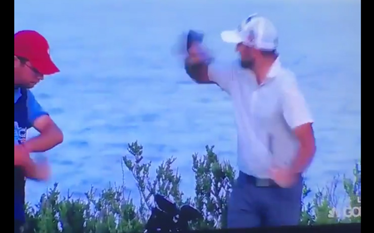 Web.com Tour player fires headcover at caddie who was called for costly penalty on final hole