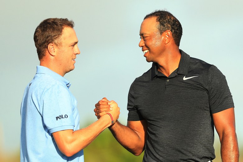 Tiger Woods paired with Rory McIlroy and Justin Thomas at Genesis Open