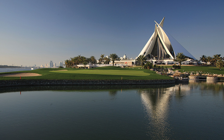 How to tackle the 18th hole at the Dubai Invitational