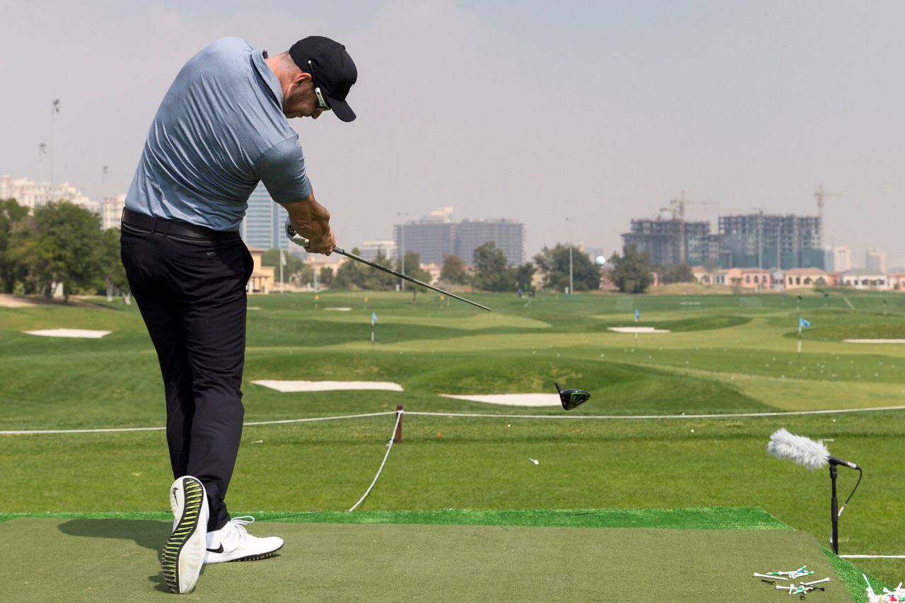 VIDEO: Watch Dubai amateur Ricky Dominguez snap his driver during LDWS qualifying, carry on nonchalantly