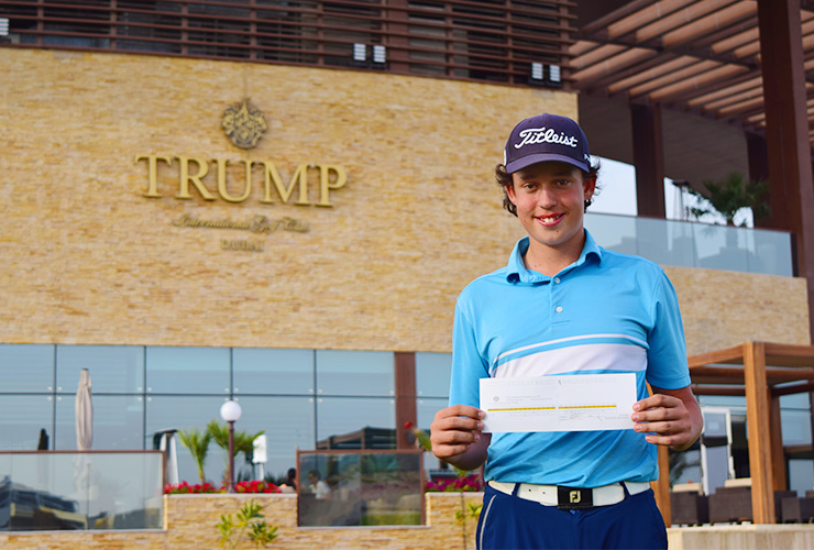 Josh Hill, just 13, fires Trump course record en-route to third successive EGF title