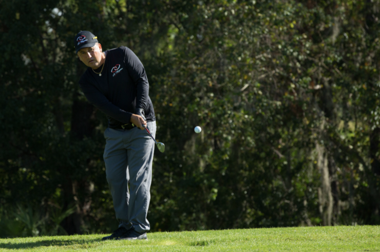 A 52-year-old amateur on a sponsor’s exemption fired a 93-105 in Web.com Tour event