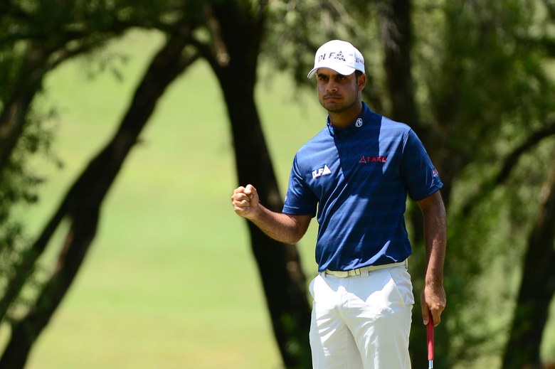 Surprise Race to Dubai leader Sharma off early as Al Mouj makes its European Tour bow