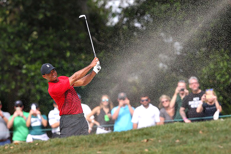 Tiger Woods makes another huge jump in the Official World Golf Ranking following runner-up