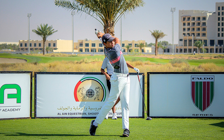 Hill celebrates 14th birthday in style at Faldo Series opener in Al Ain