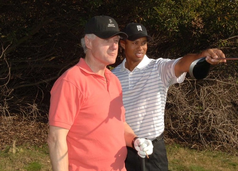 Former presidential aide disputes book’s account of 2006 golf round between Bill Clinton and Tiger Woods