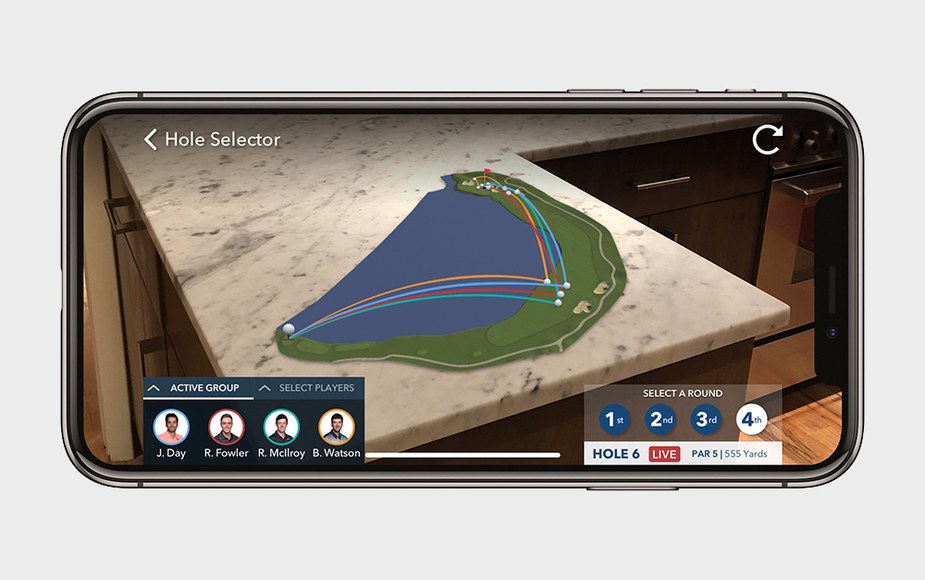 PGA Tour’s new app will bring fans into the action—quite literally