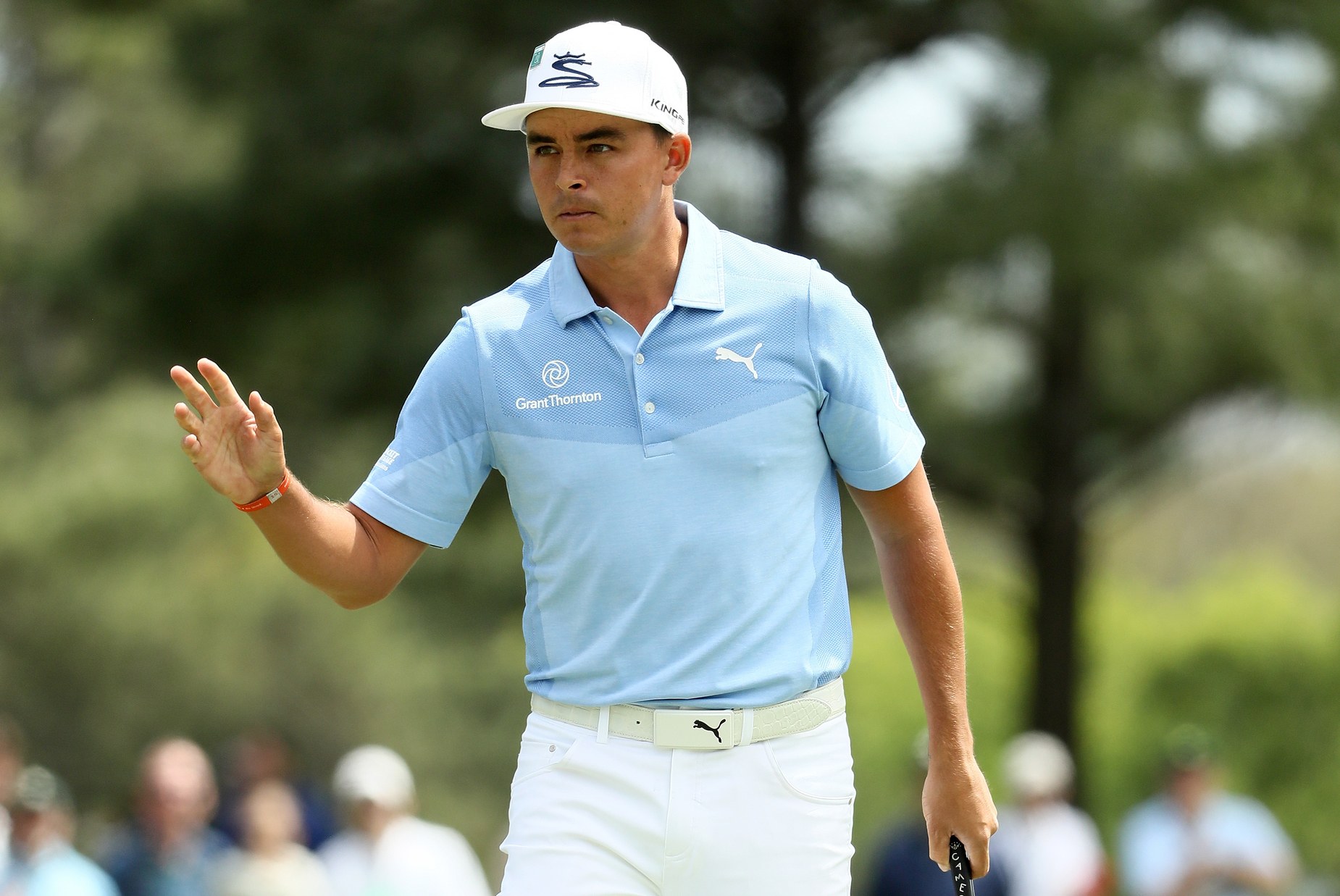 Rickie Fowler stays in contention at Masters in bid to live down reputation for not winning enough