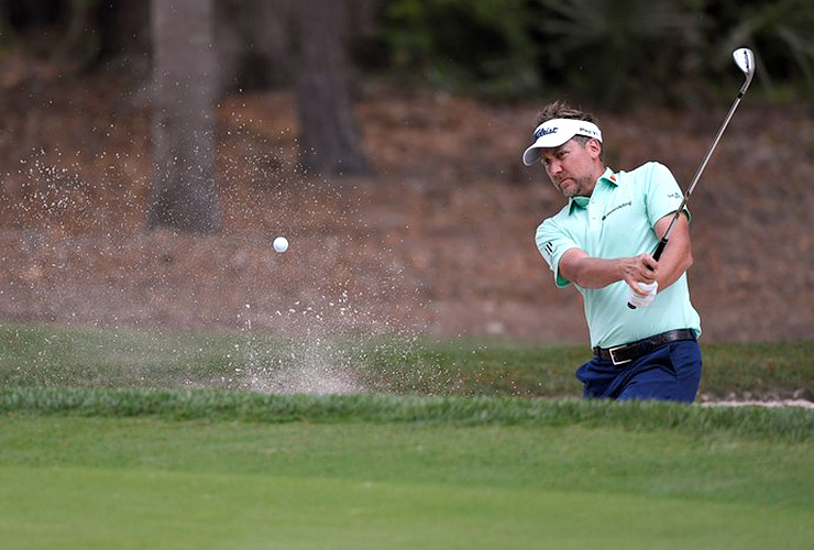Six straight weeks competing on the PGA Tour finally takes its toll on Ian Poulter