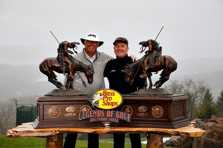 Playoff heroics give Kirk Triplett-Paul Broadhurst the victory at the Bass Pro Shops Legends of Golf