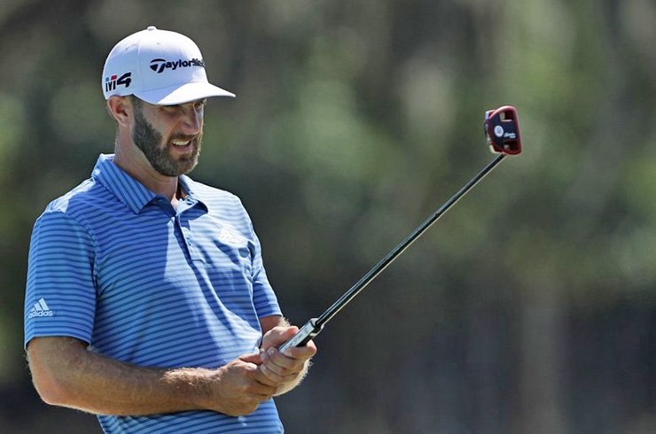 Dustin Johnson might have a new putter for TPC Sawgrass