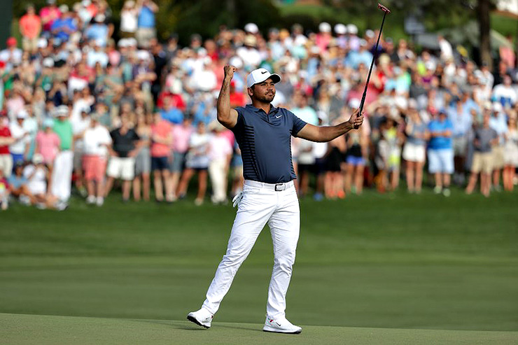 Jason Day earns his second victory of the year at the Wells Fargo Championship