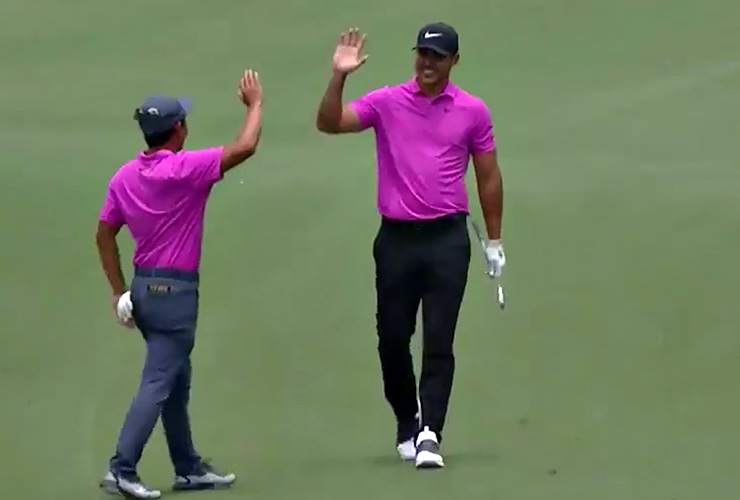 Watch Brooks Koepka makes the fourth albatross in Players history at par-5 16th