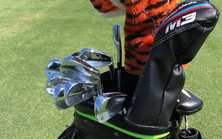 Tiger Woods has some new irons this week at the Wells Fargo Championship