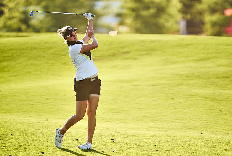 LPGA pro first cleared of rules violation, then penalized, for ball moving at Texas event