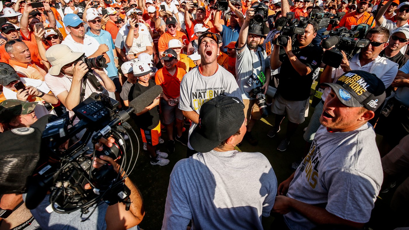 Oklahoma State wins the 2018 NCAA men’s golf title in runaway victory over Alabama