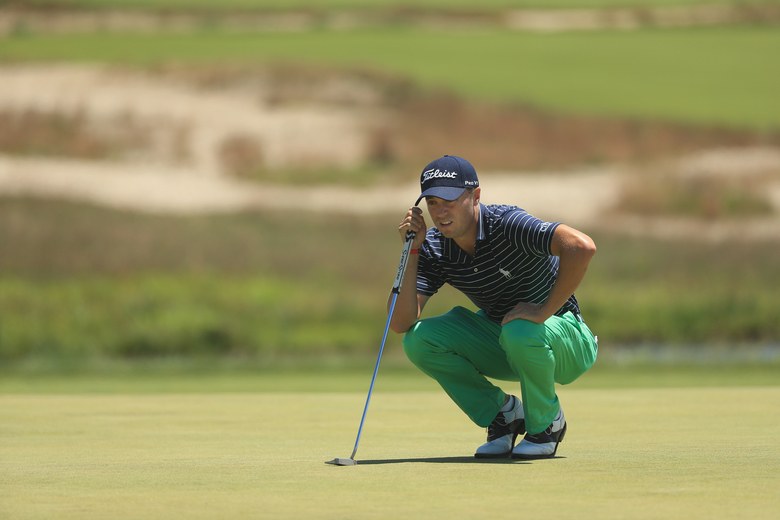 Justin Thomas watched some of the golf on Friday afternoon — and didn’t particularly like what he saw