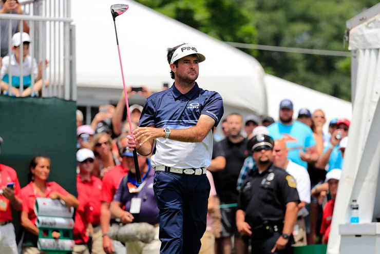 Bubba Watson comes from six shots back to win the Travelers Championship for a third time