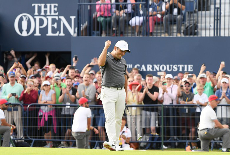 The Open 2018: Francesco Molinari wins 147th Open Championship with bogey-free 69 at Carnoustie
