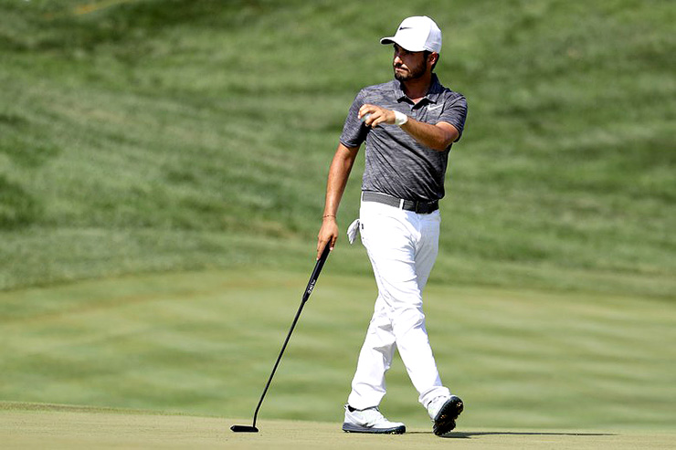 Abraham Ancer shoots course-record 62, shares lead with Francesco Molinari at Quicken Loans National