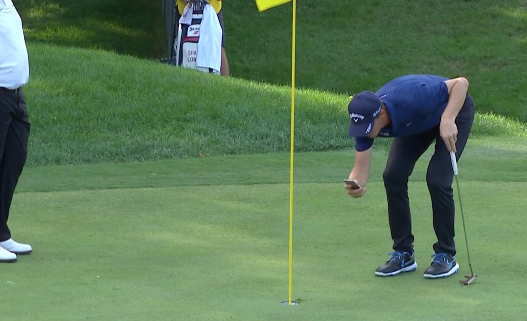 PGA Championship 2018: Brandon Stone damages hole on near ace; Thomas Pieters takes a picture