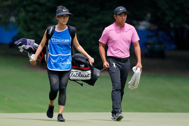 PGA Tour pro says his wife didn’t “help me much” during her caddying debut, is lucky to still be married