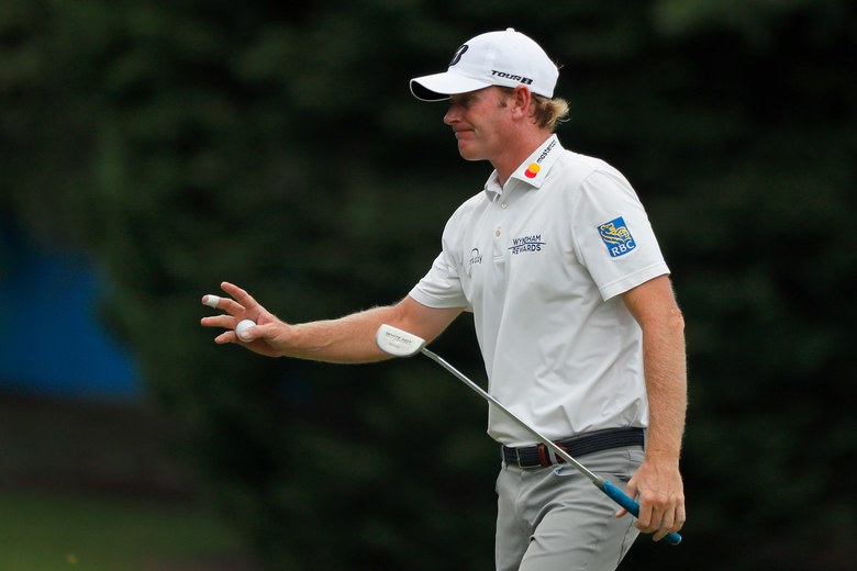 Brandt Snedeker’s quest for ninth win interrupted by bad weather at Wyndham Championship