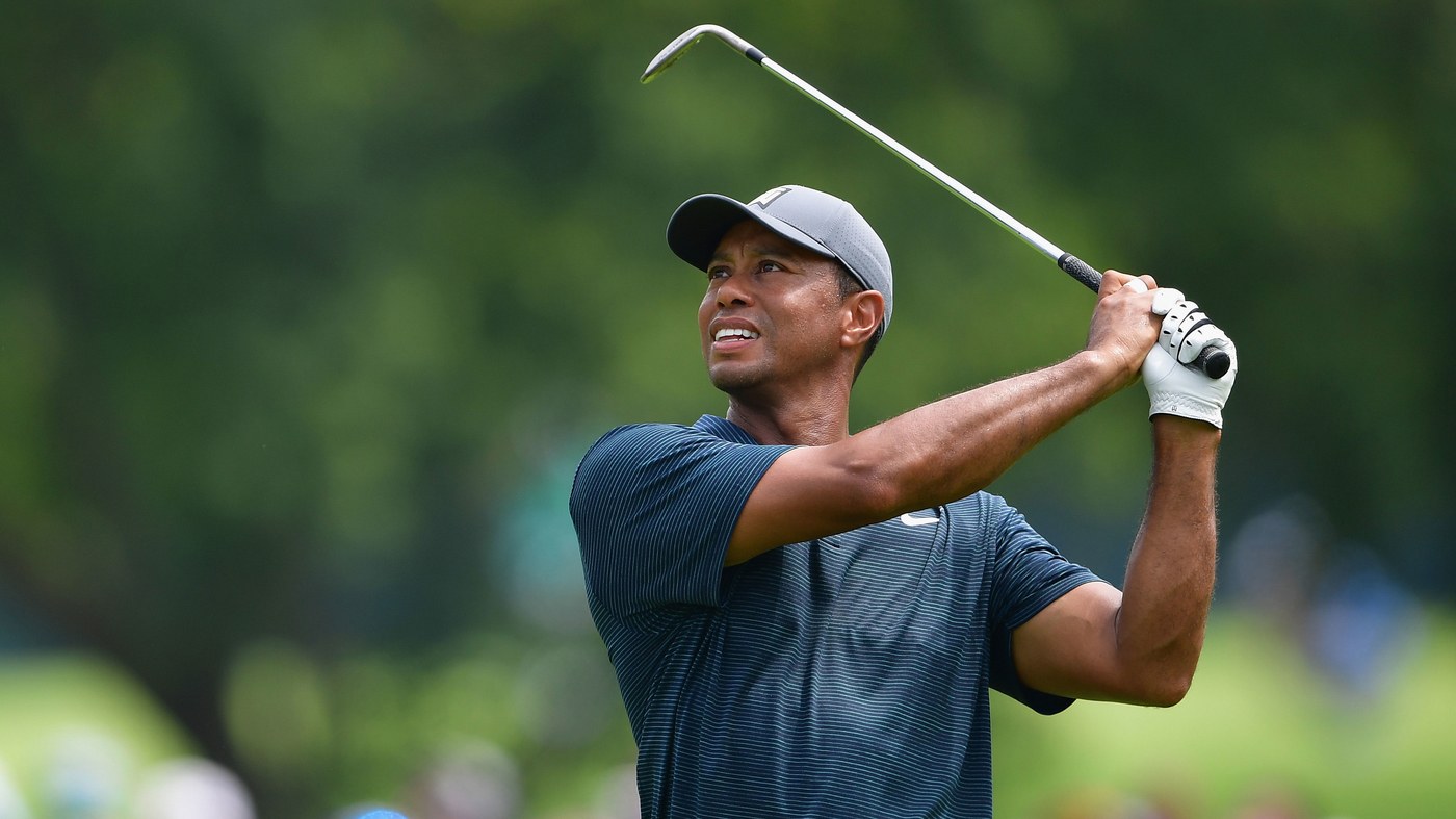 PGA Championship 2018: A stumble, a shirt-change and a changing of the guard can’t distract Tiger Woods