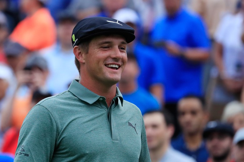 Bryson DeChambeau is now spraying water on his golf balls to simulate morning dew (Obviously)