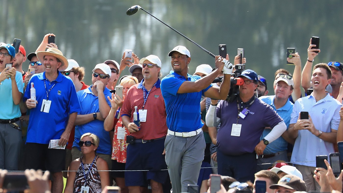 Watching Tiger Woods through the roars at East Lake