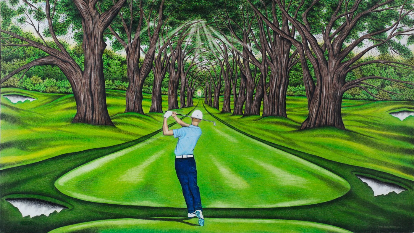 Valentino Dixon’s Surreal Golf Drawings