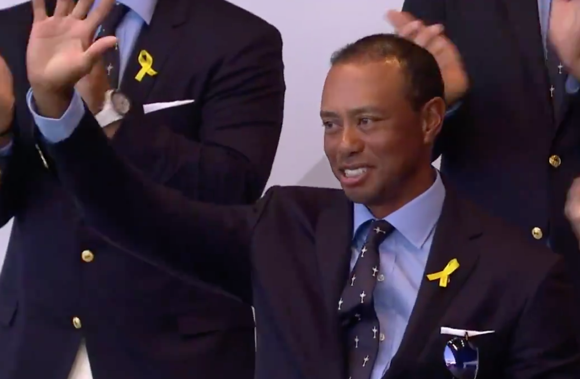 Ryder Cup 2018: Watch Tiger Woods get a long standing ovation at Ryder Cup opening ceremony