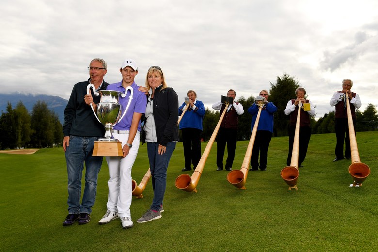 Watch Matt Fitzpatrick cement his place in this European Tour event’s history … with actual cement