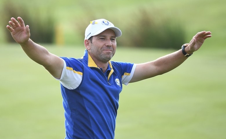 Sergio Garcia scores highlight-reel goal in European Tour player-caddie soccer match