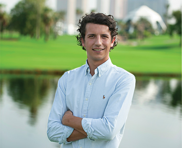 Meet the new, 26-year-old GM of the MENA Golf Tour