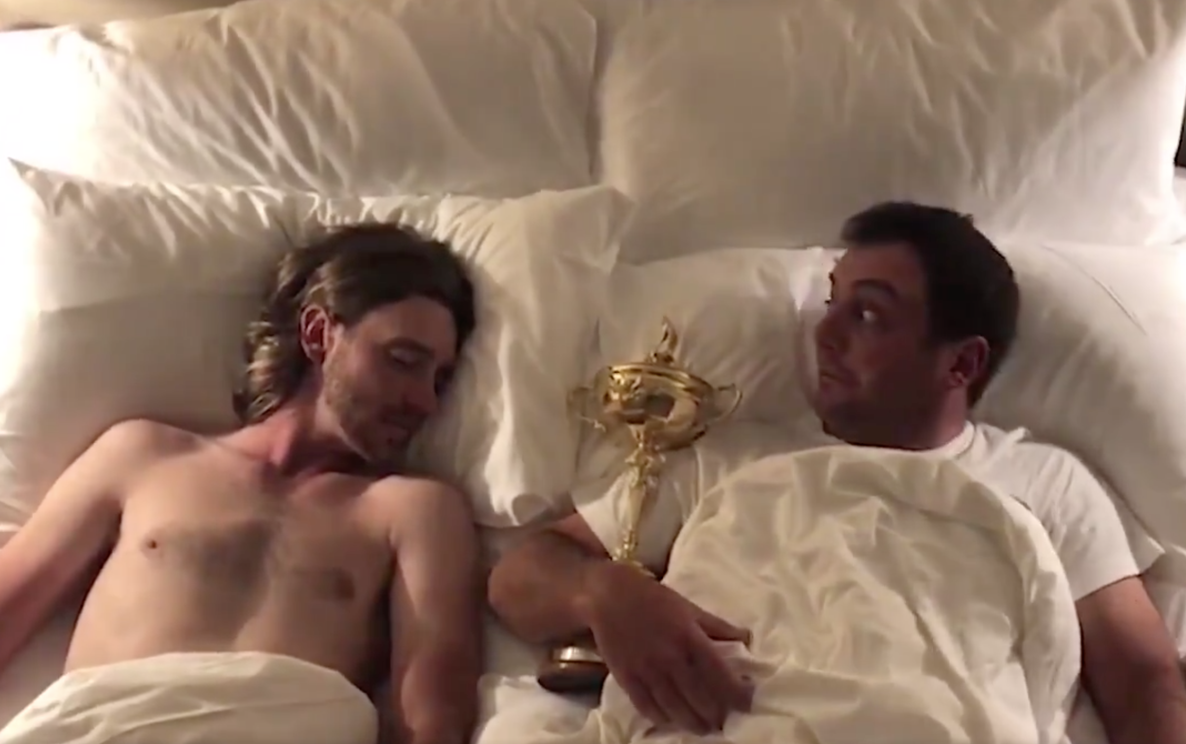 Ryder Cup 2018: Francesco Molinari, Tommy Fleetwood win again with hilarious video…in bed