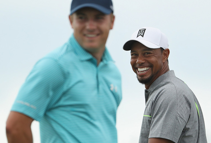 Sign of the times: Tiger Woods vaults past Jordan Spieth in world ranking