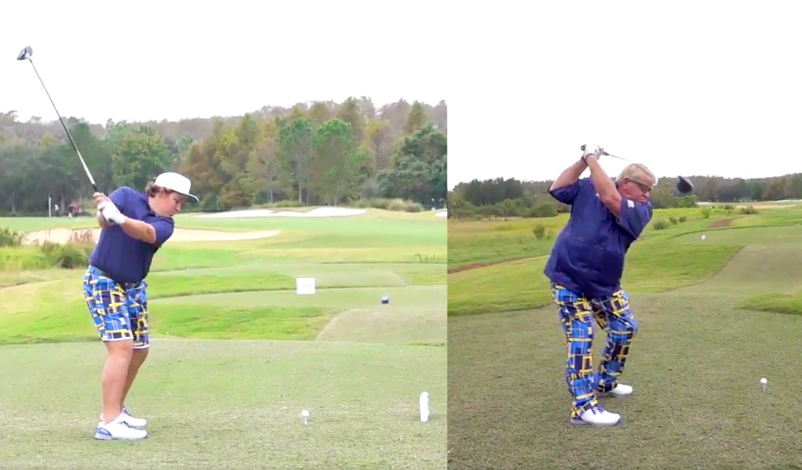 Little John Daly absolutely crushes driver, has tour pros jealous of his swing