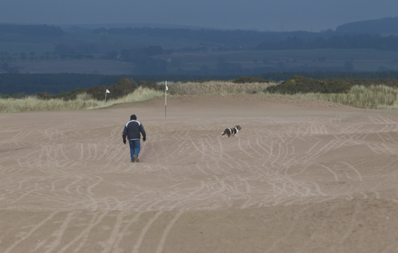Fifth-oldest golf course in the world buried in sand after Scottish storm