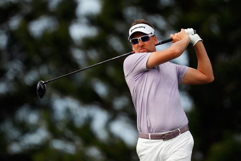 Ian Poulter atoned for breaking a tour rule in creative fashion