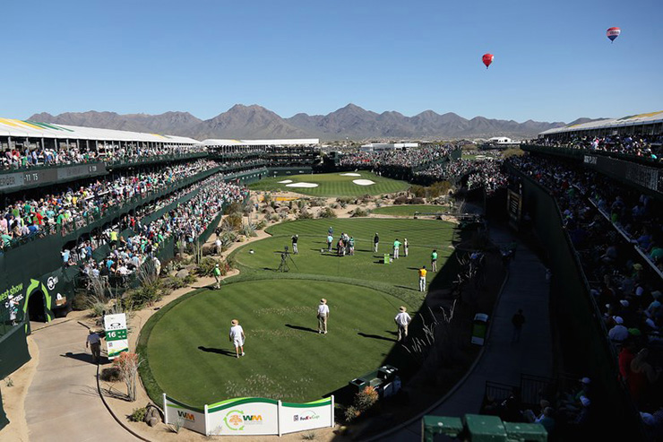 Monument erected at TPC Scottsdale’s 16th hole to honour Jarrod Lyle and tournament aces
