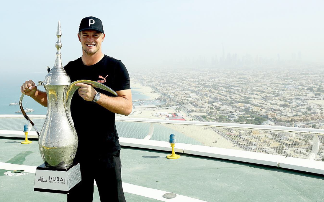 WATCH: Bryson DeChambeau’s pre-shot routine at Emirates Golf Club is next level stuff